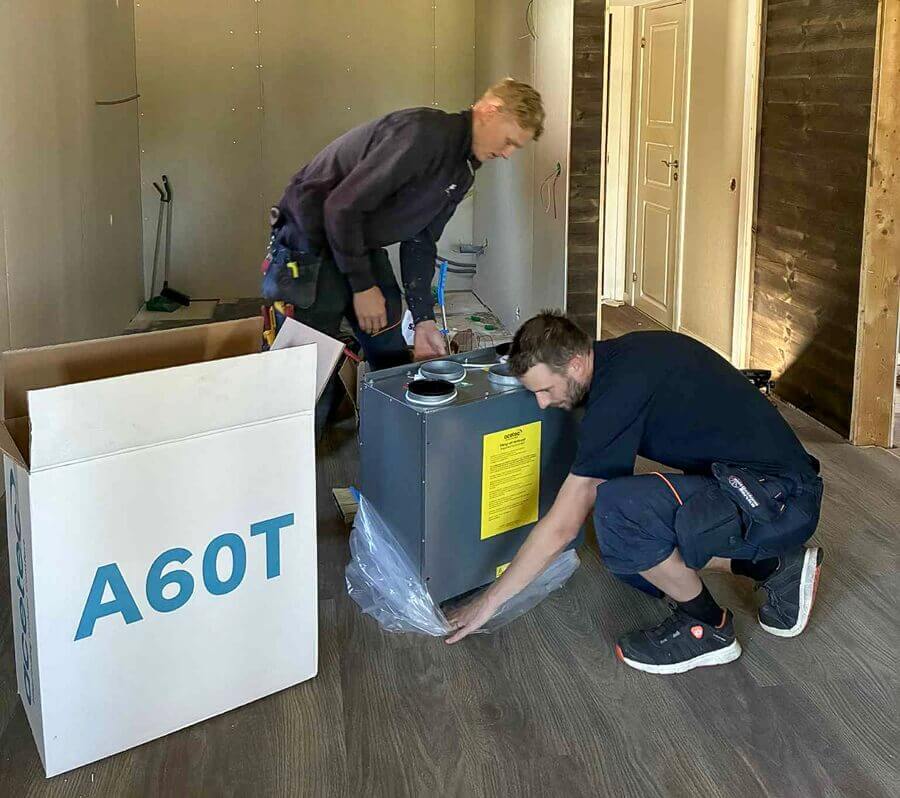 Uppackning av EvoAir A60T